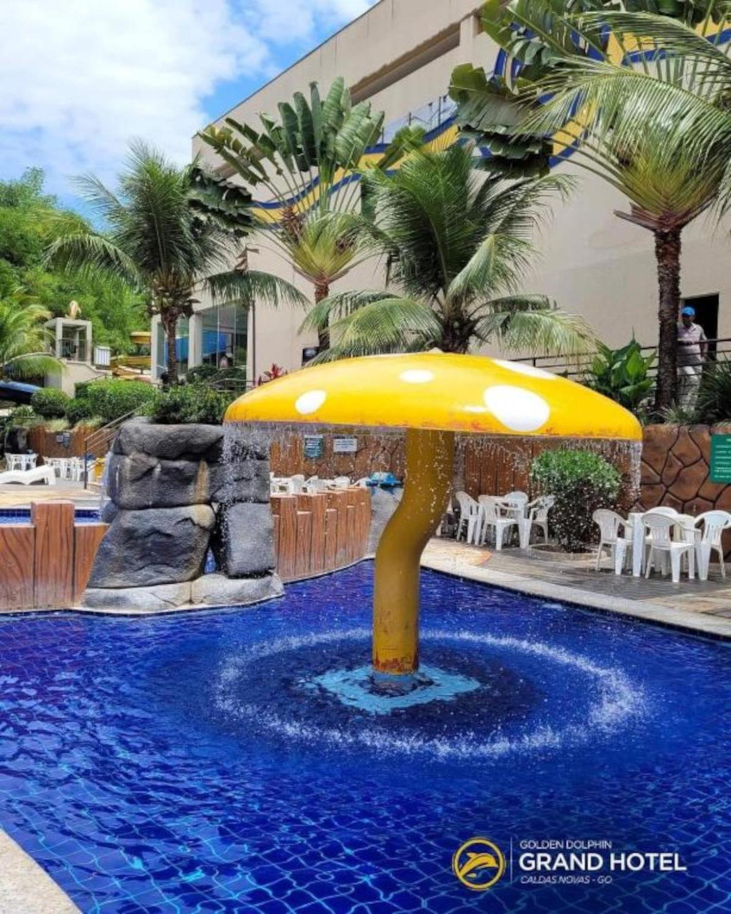 Caldas Novas, Golden Dolphin Grand Hotel, Quarto Sala Cozinha Aconchegante, Ap 361 Exterior foto
