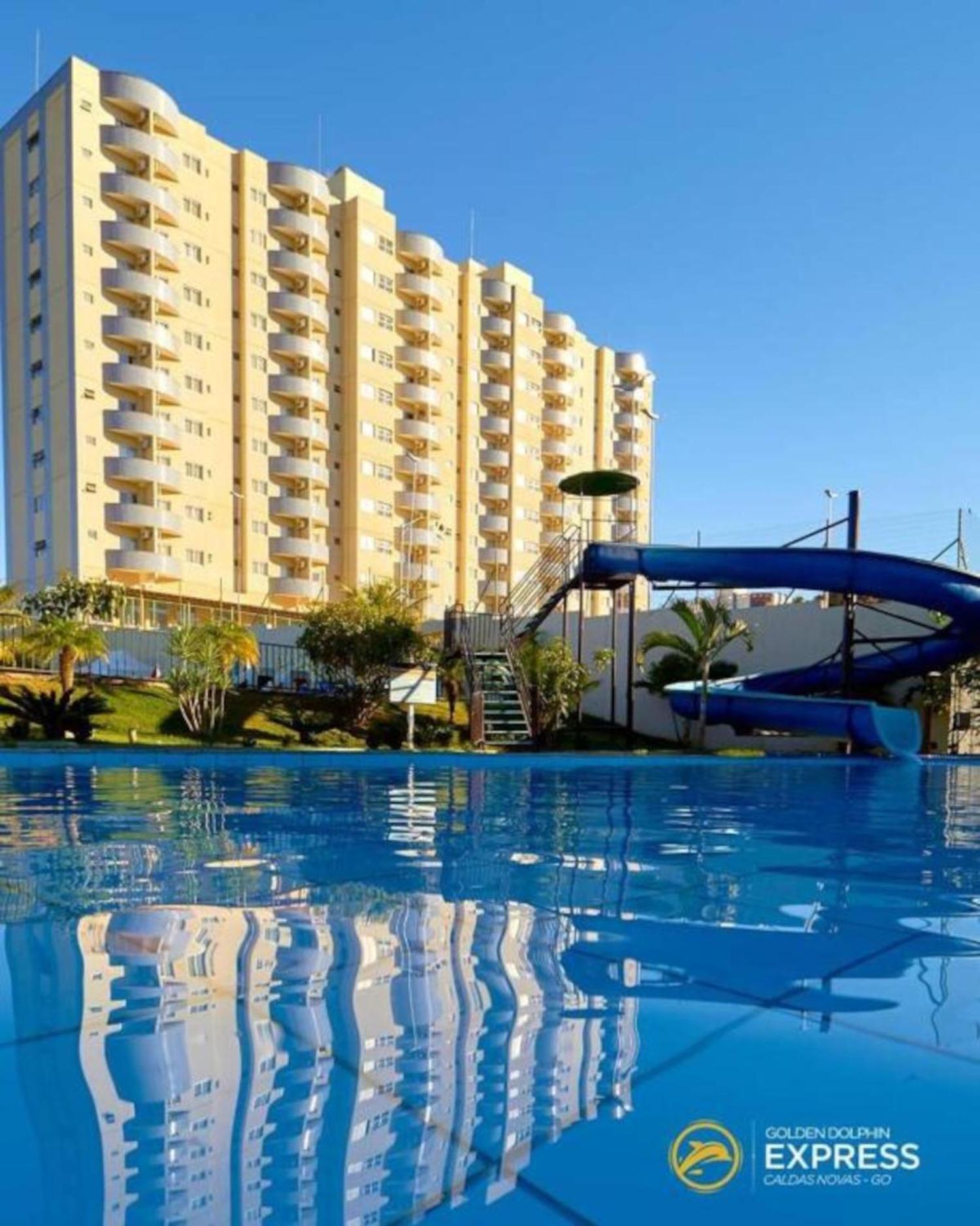 Caldas Novas, Golden Dolphin Grand Hotel, Quarto Sala Cozinha Aconchegante, Ap 361 Exterior foto