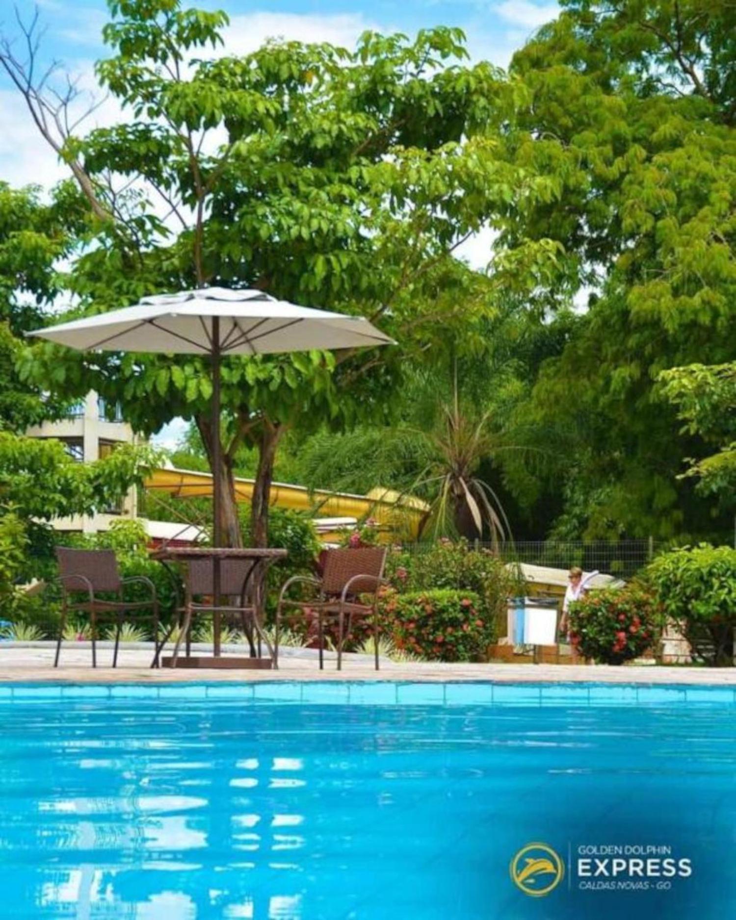Caldas Novas, Golden Dolphin Grand Hotel, Quarto Sala Cozinha Aconchegante, Ap 361 Exterior foto
